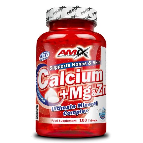 Vitamines Et Minéraux - Amix Calcium+Mg&Zn 100tabs.